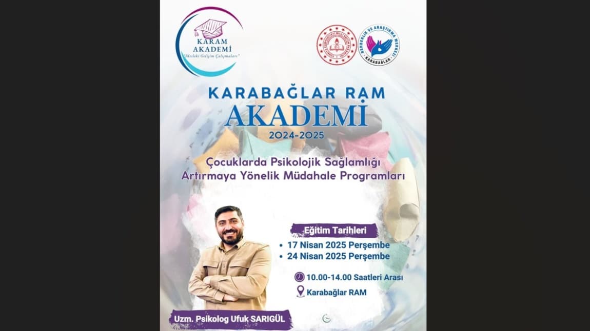 Karabağlar RAM Akademi Psikolojik Sağlamlık Atölyesi
